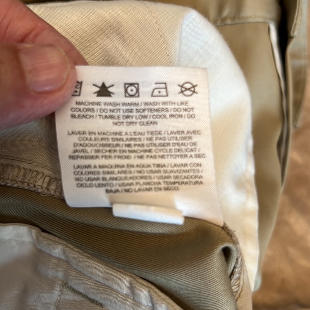 NIKE GOLF DRI-FIT HYRID 10.5 STRETCHY FIT TACKY WAISTBAND TAN GOLF SHORTS 32 - Picture 6 of 7